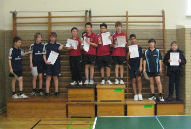 Siegerehrung Kreispokalendrunde Schler B 2010